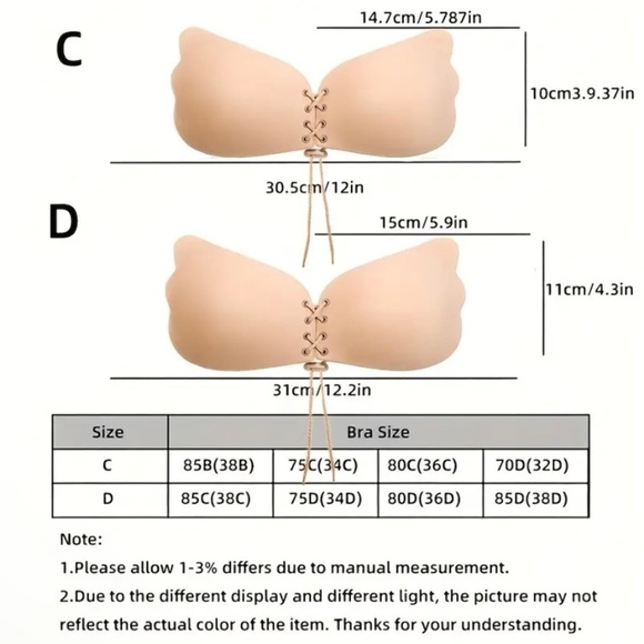 Women’s Black Lifting Stick-On Nipple Covers, Strapless Push Up Nipple Pasties - Picture 6 of 7